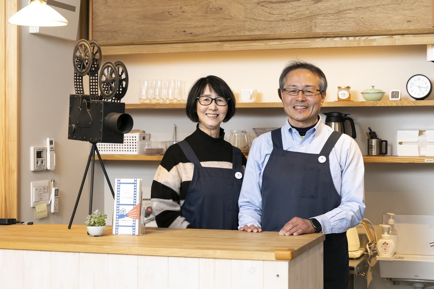 いこまめ座代表の柴田夫妻の写真